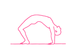 Мостик (Поза Колеса) (30 сек – 1 мин). Упражнение Кундалини Йоги картинка
