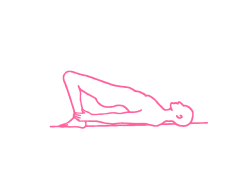 Подъемы таза (24 раза). Упражнение Кундалини Йоги картинка